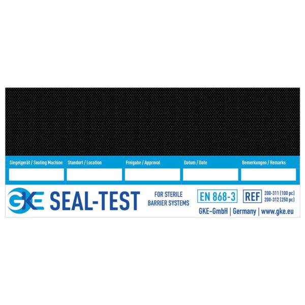 GKE SEAL TESTS for Sterilisation